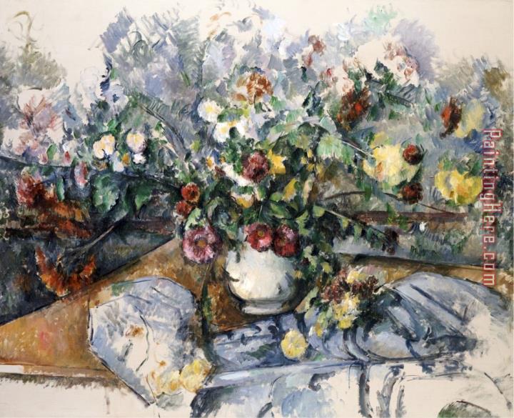 Paul Cezanne A Large Bouquet of Flowers